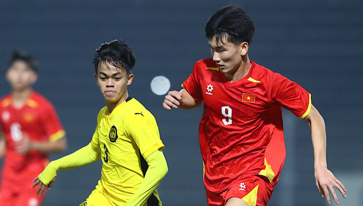 U17 Malaysia thua đậm U17 Việt Nam.