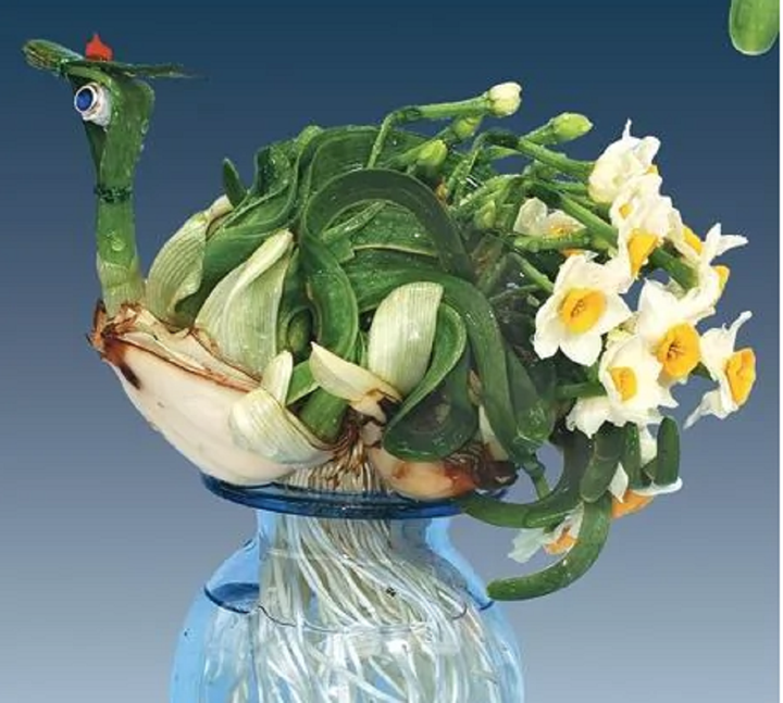 Hoa thuỷ tiên. (Ảnh: Aboluowang)