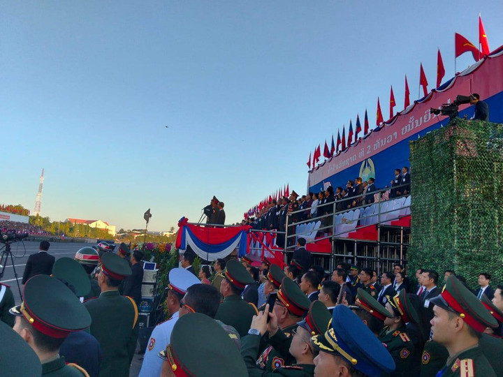 Trực tiếp: Lễ diễu binh, diễu hành kỷ niệm 50 năm Quốc khánh Lào - 18