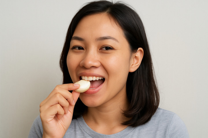 Tỏi có khả năng hỗ trợ hạ huyết áp, giảm cholesterol, làm chậm quá trình vôi hóa động mạch vành. (Ảnh minh hoạ)