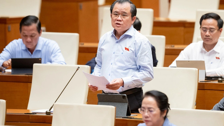 Đại biểu Nguyễn Tâm Hùng (đoàn TP.HCM).