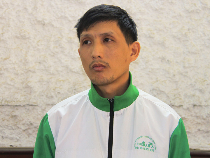 Bùi Việt Đức tại cơ quan điều tra. (Ảnh: Công an tỉnh Lào Cai)