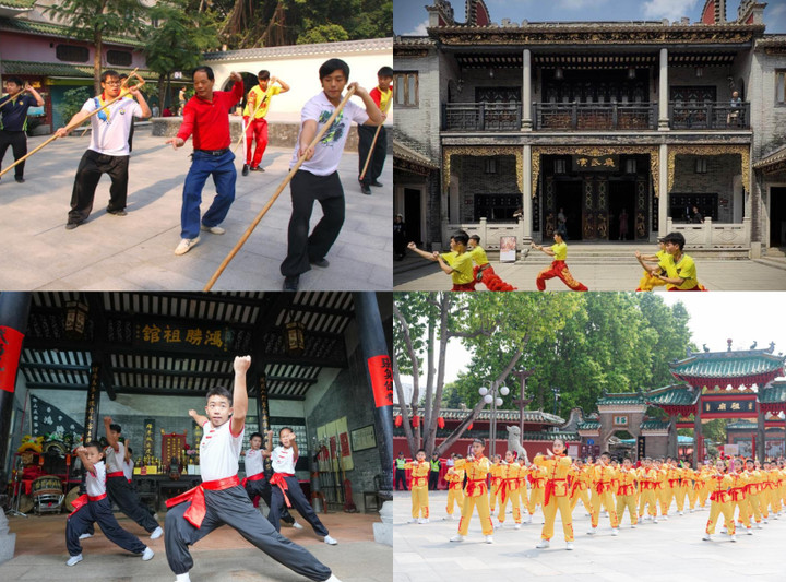 Nhiều môn phái lớn của Trung Quốc đều tụ tập ở Phật Sơn