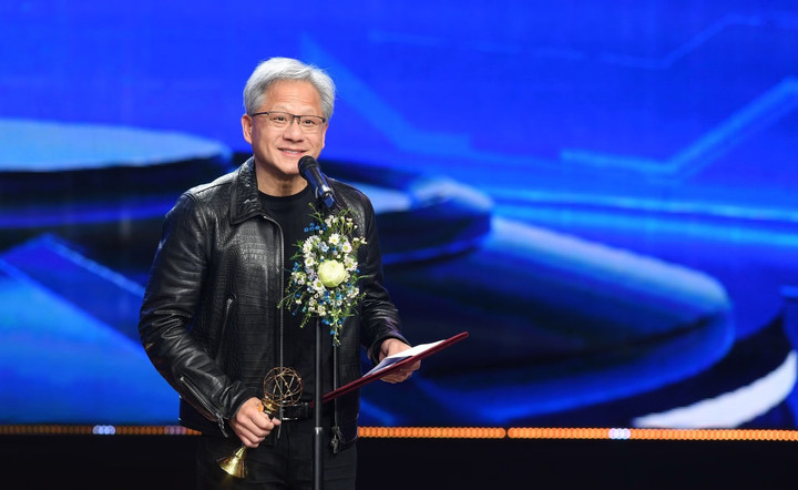 Pan Jensen Huang na slavnostním předávání cen VinFuture 2024. (Foto: VinFuture)