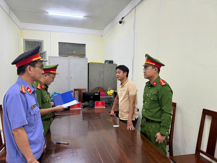 Văn Đức Quý bị bắt tạm giam. (Ảnh: C.A)