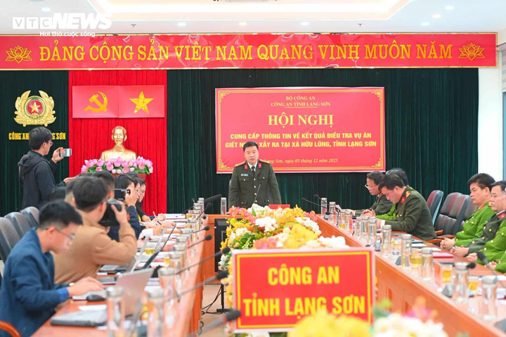 Công an tỉnh Lạng Sơn tổ chức hội nghị thông tin về kết quả điều tra, khám phá vụ án đang gây chú ý dư luận những ngày qua, để kịp thời định hướng, ổn định tình hình trật tự xã hội.