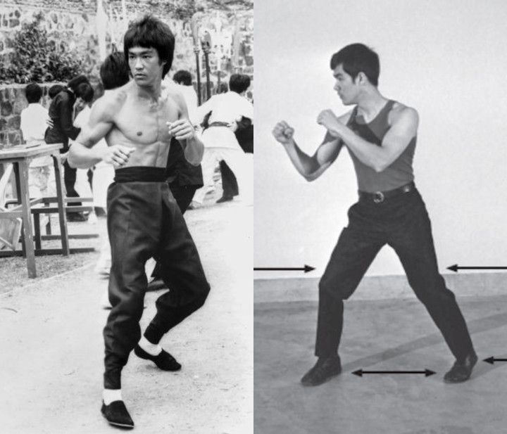 Lý Tiểu Long áp dụng động tác chân của đấu kiếm và quyền anh vào Tiệt Quyền Đạo