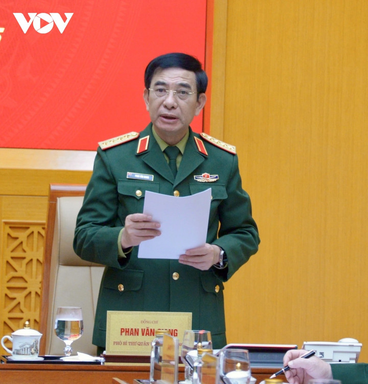 Đại tướng Phan Văn Giang, Bộ trưởng Quốc phòng phát biểu