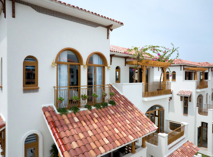 Biệt thự Casa 2 với kiến trúc ngoại thất được xử lý tinh tế. (Ảnh: Minh Khánh)