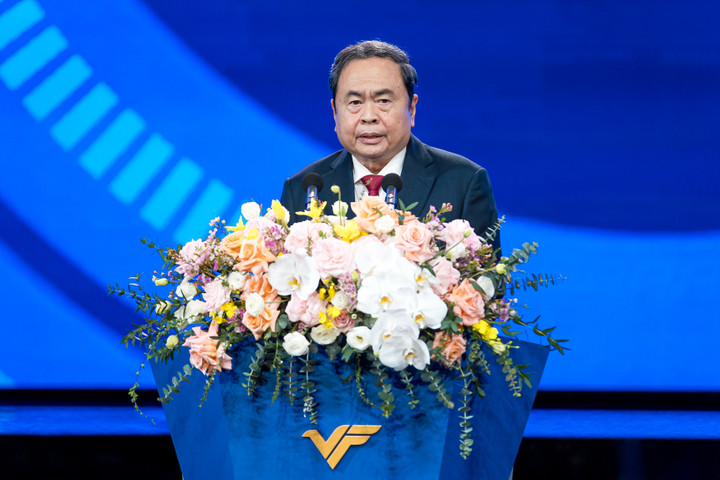 Chủ tịch Quốc hội Trần Thanh Mẫn phát biểu.