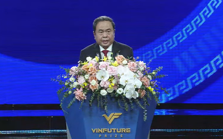 Chủ tịch Quốc hội Trần Thanh Mẫn phát biểu.