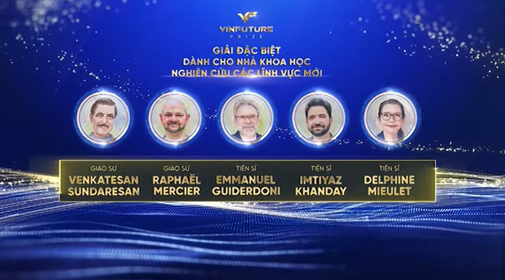 Trực tiếp: Lễ trao giải VinFuture 2025 - 2