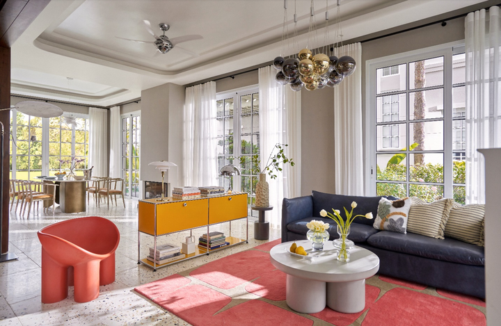 Không gian phòng khách của một biệt thự mẫu Central Island. (Ảnh: MP)