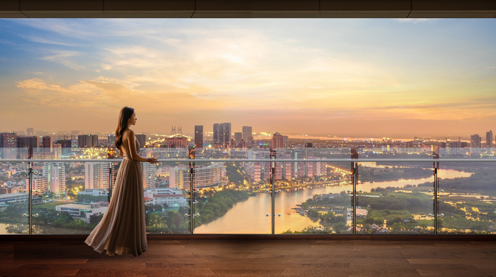 Tầm nhìn đắt giá ven sông tại dự án.