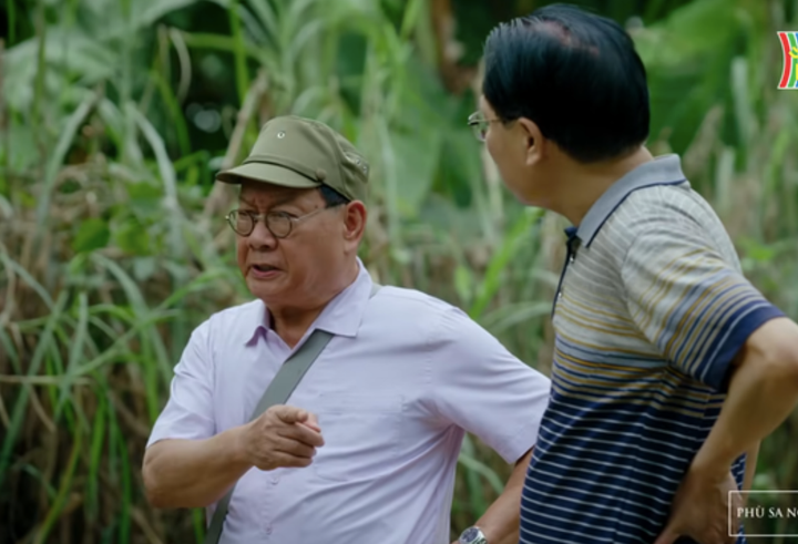 NSND Tiến Đạt hiếm hoi đóng vai hiền lành trong phim "Phù sa ngọt".