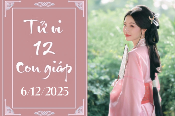 Tử vi 12 con giáp hôm nay ngày 6/12/2025: Sửu thận trọng, Tuất phiền não