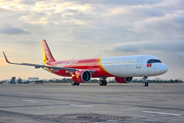 Máy bay Vietjet.
