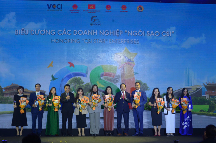 Các doanh nghiệp được biểu dương là "Ngôi sao CSI".