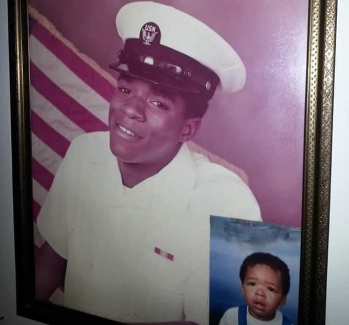 Nate thời trai trẻ, khi tham gia Hải quân.