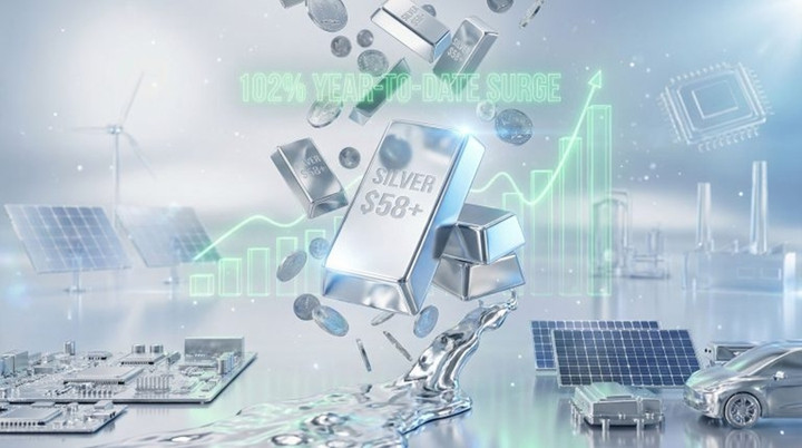 Giá bạc tăng kỷ lục trong năm 2025. (Ảnh: Discoveryalert)