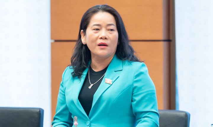 Đại biểu Lê Thị Thanh Lam (Đoàn Cần Thơ).