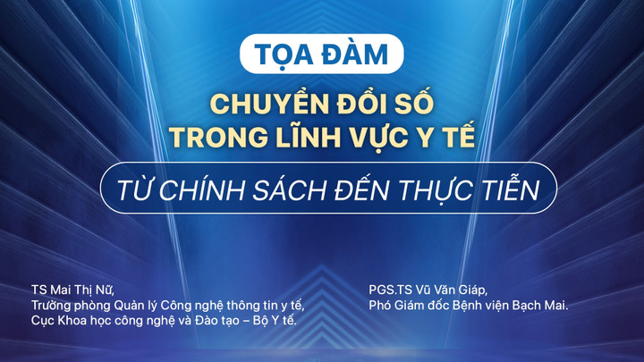 Sắp diễn ra toạ đàm chuyển đổi số trong lĩnh vực y tế - 1