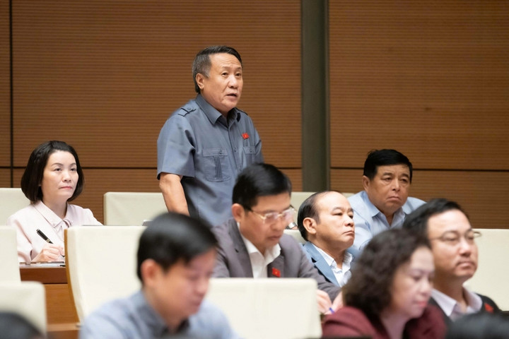 Afgevaardigde Ha Sy Dong, delegatie van Quang Tri. (Foto: Nationale Assemblee)