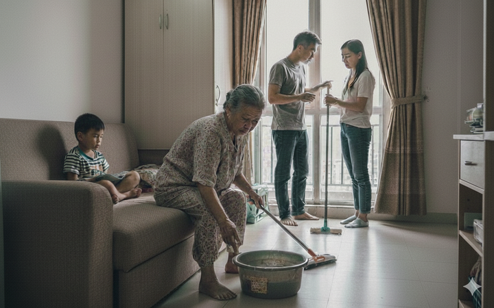 Cuộc sống chật chội gây nhiều bất hòa trong cuộc sống của gia đình tôi. (Ảnh minh họa: AI)