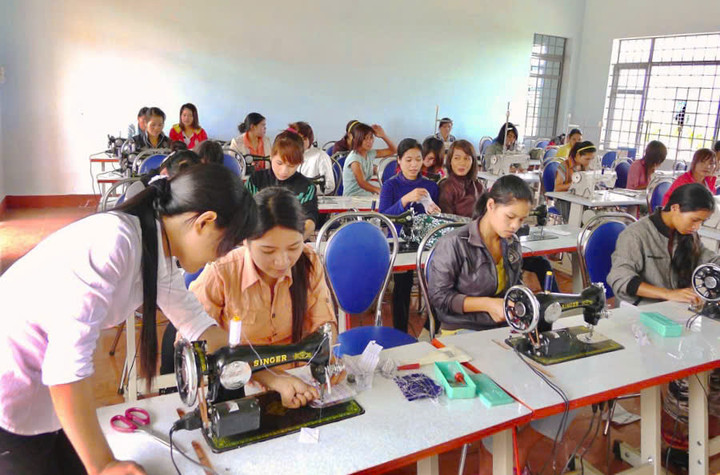 Tỉnh Đắk Lắk đang chú trọng nâng cao hiệu quả đào tạo nghề và tạo việc làm bền vững cho người dân.