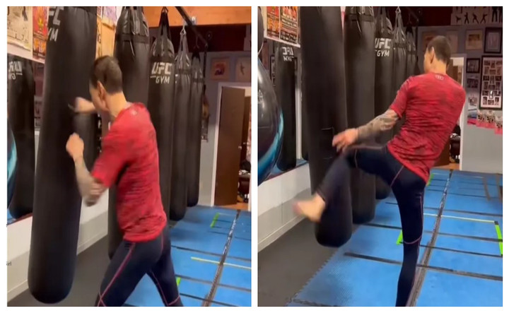 Chu Tỉ Lợi đánh bao cát ở tuổi 66 khiến cư dân mạng ngỡ ngàng