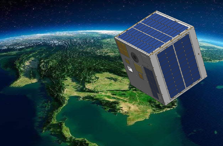 Ảnh minh họa thiết kế Mô hình nhiệt cấu trúc vệ tinh MicroDragon-2. (Ảnh: VNSC)