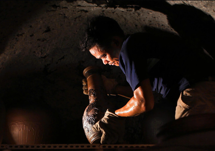 Sản phẩm gốm mỹ nghệ Hương Canh đã có mặt tại nhiều triển lãm trong và ngoài nước.