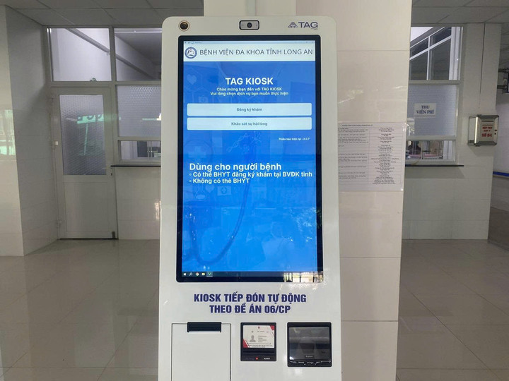 Ki-ốt sinh trắc học để đăng ký khám, chữa bệnh