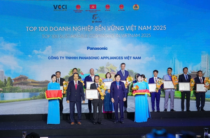 Giải thưởng là sự ghi nhận tầm nhìn vì sức khỏe toàn diện và phát triển bền vững của Panasonic Appliances Việt Nam.