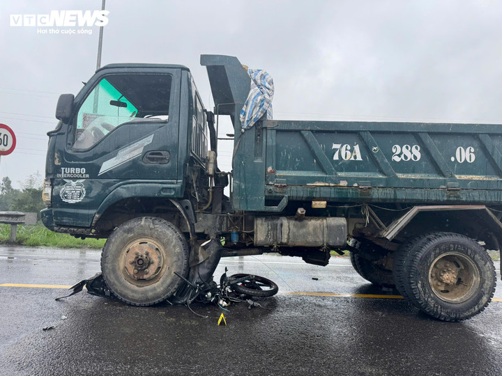 Hiện trường vụ tai nạn.