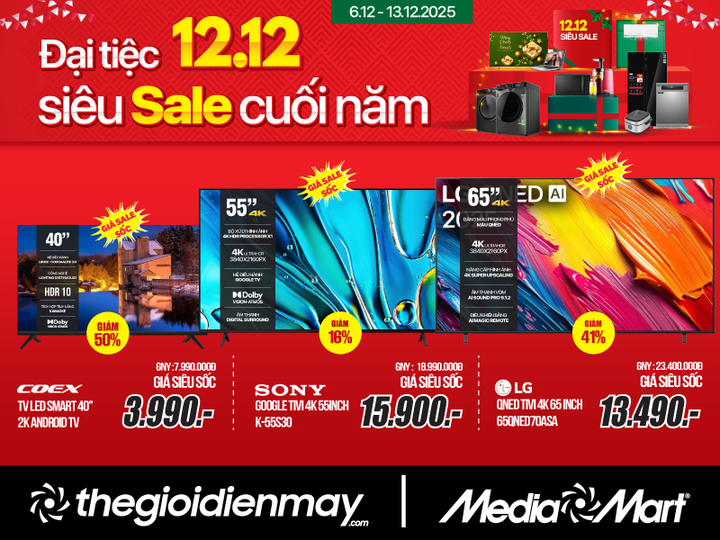 MediaMart tung 'Đại tiệc 12/12' – Siêu sale ngày đôi cuối cùng của năm - 3