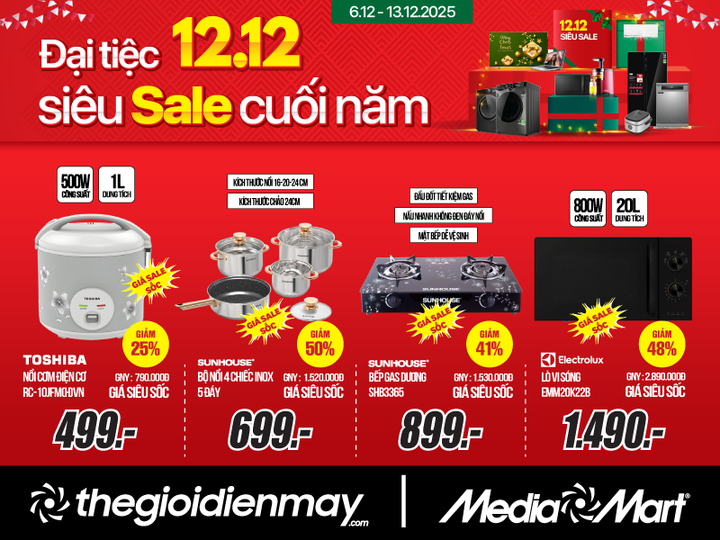 MediaMart tung 'Đại tiệc 12/12' – Siêu sale ngày đôi cuối cùng của năm - 5