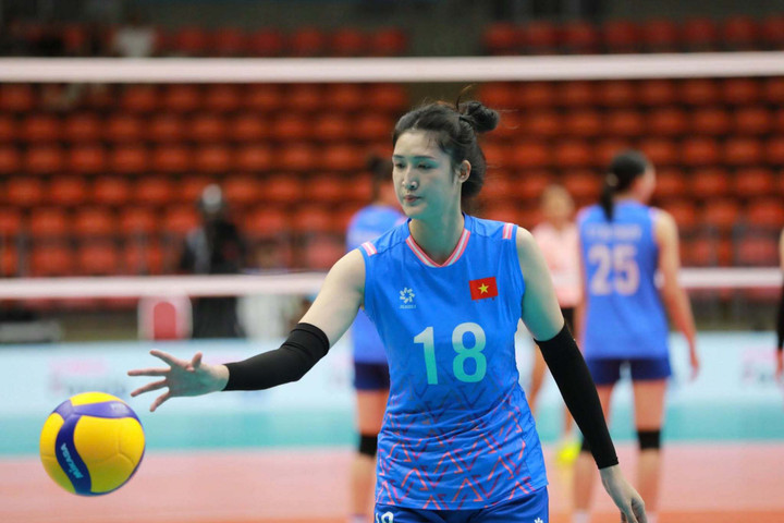 Đội tuyển bóng chuyền nữ Việt Nam đấu với Malaysia ở lượt trận thứ 2.