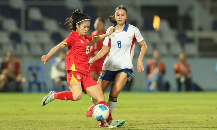 Đội tuyển nữ Việt Nam thua đáng tiếc trước Philippines.