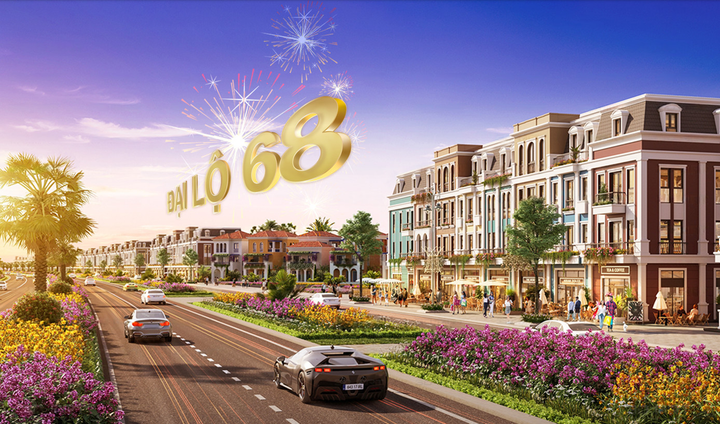 Tiềm năng kinh doanh Boulevard Shop đến từ dòng giao thương sầm uất