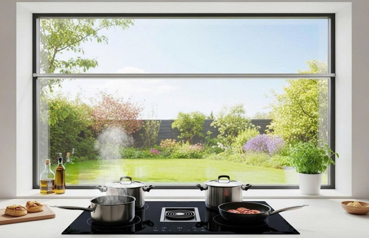 Đặt bếp gần cửa sổ là một trong những lỗi phong thuỷ mà nhiều gia đình mắc phải.