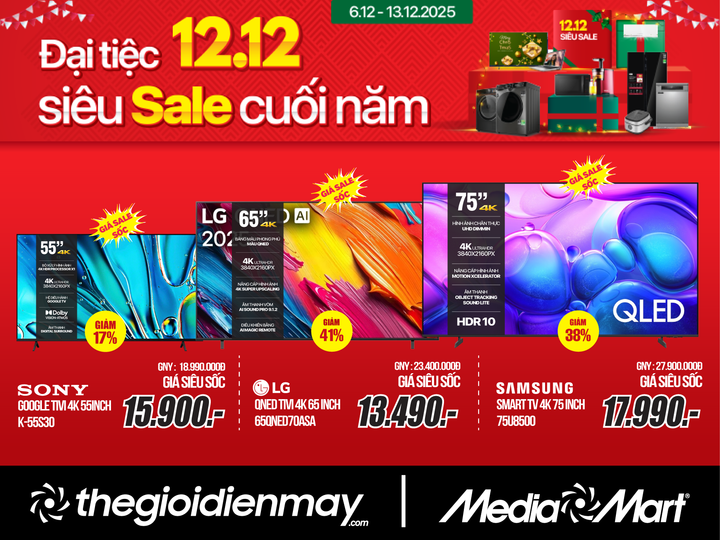 MediaMart tung 'Đại tiệc 12/12' – Siêu sale ngày đôi cuối cùng của năm - 3