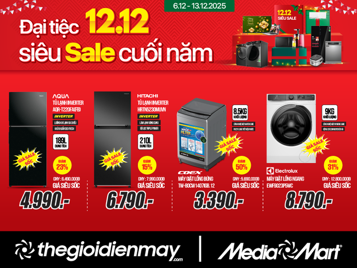 MediaMart tung 'Đại tiệc 12/12' – Siêu sale ngày đôi cuối cùng của năm - 4