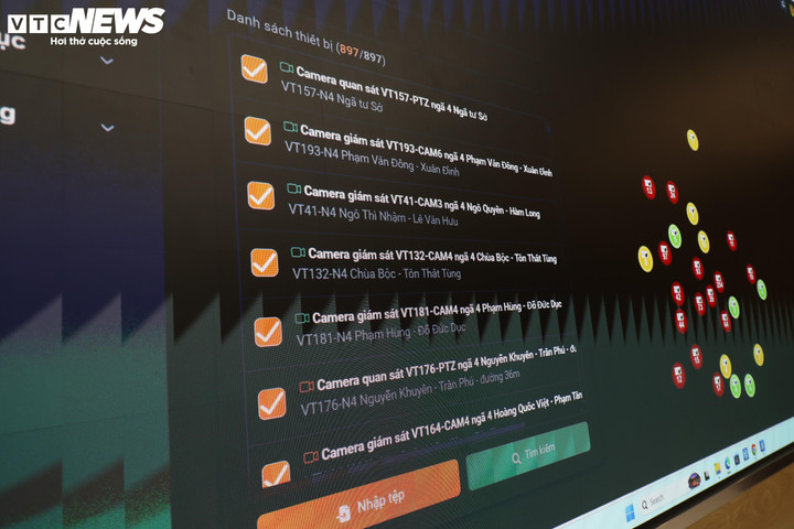 Camera AI đặt tại các nút giao trên các tuyến phố Hà Nội.