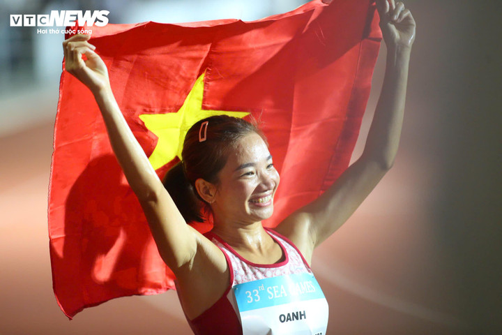 Nguyễn Thị Oanh lại vô địch SEA Games. (Ảnh: Thế Sơn)