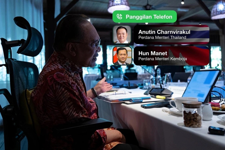 Ảnh bài đăng trên mạng xã hội Facebook của Thủ tướng Malaysia Anwar Ibrahim