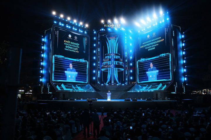 Toàn cảnh lễ khai mạc TECHFEST 2025. (Ảnh: Techfest)