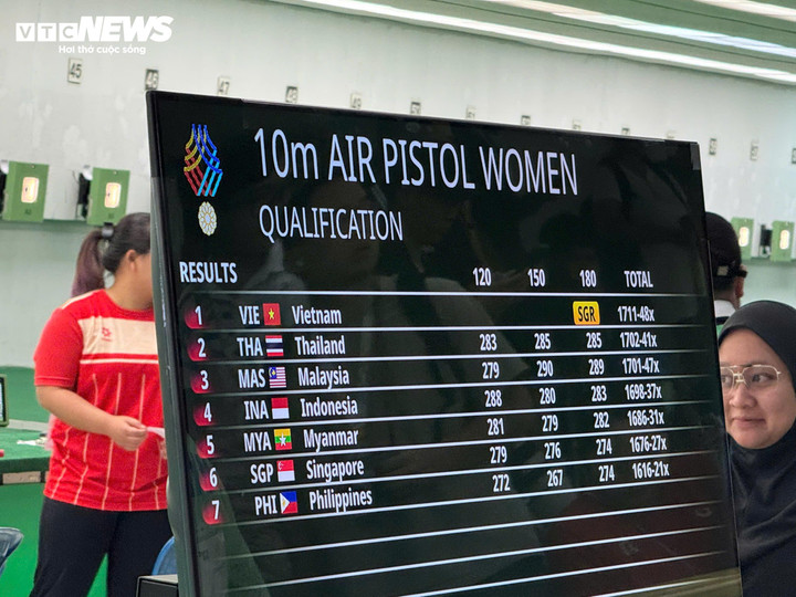 Kỷ lục SEA Games do đội tuyển bắn súng Việt Nam thiết lập.