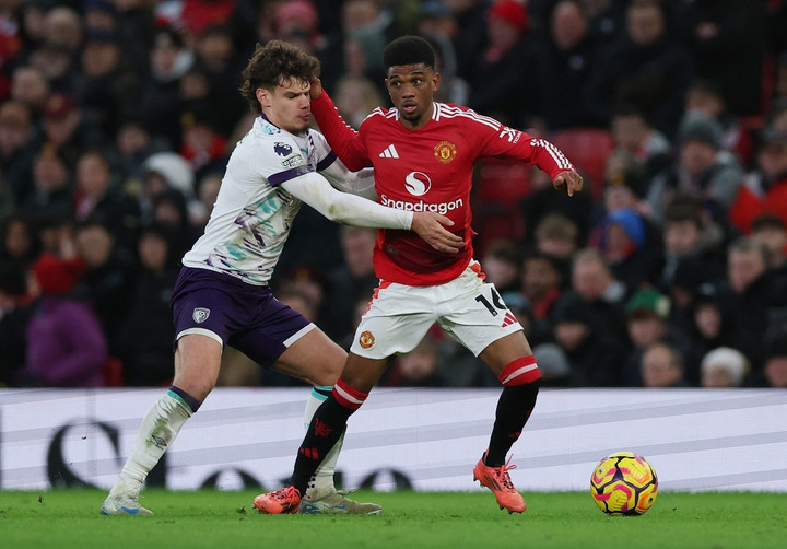 Man United chạm trán Bournemouth tại Premier League.