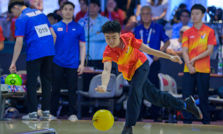 VĐV 16 tuổi Trần Hoàng Khôi giành HCV SEA Games 33.